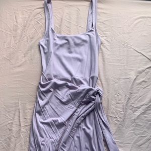 Aritzia Wilfred Saturn Midi Dress, lavender color in size M